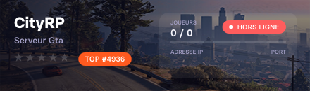 CityRP - Serveur GTA